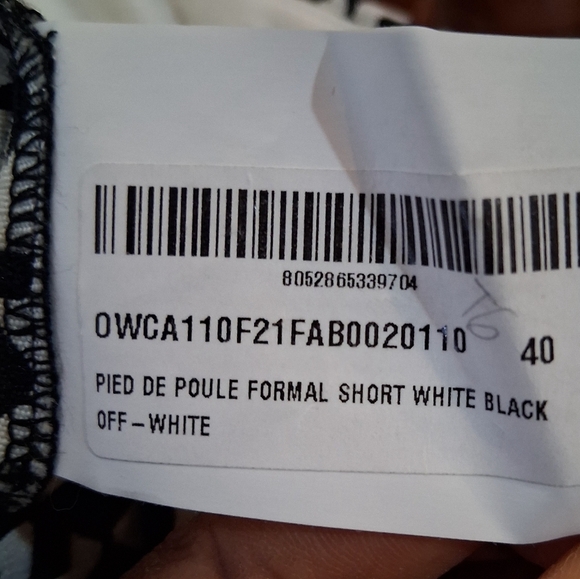 Off-White Formal Bermuda Shorts In Pop- Pattern Size 4 NWT - Picture 9 of 14
